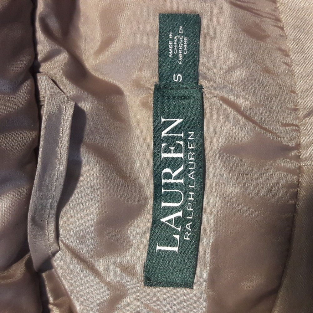 Lauren Ralph Lauren Down/waterfowl fur lined removeable hood zip up size s - Picture 8 of 15